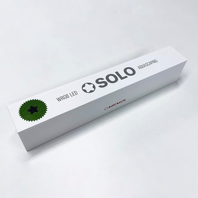 APP Programmable Control LED Aquarium Light Solo 20W, Timer Sunrise Sunset Full Spectrum Fish Freshwater Aquascaping Shrimp Planted Fish Mini Nano Tank MICMOL