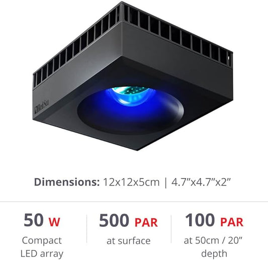 Red Sea ReefLED 50 Watt Saltwater Aquarium Light Reef | ReefBeat App Controlled for Fish Tank LED Lights for Corals Reef Marine RedSea