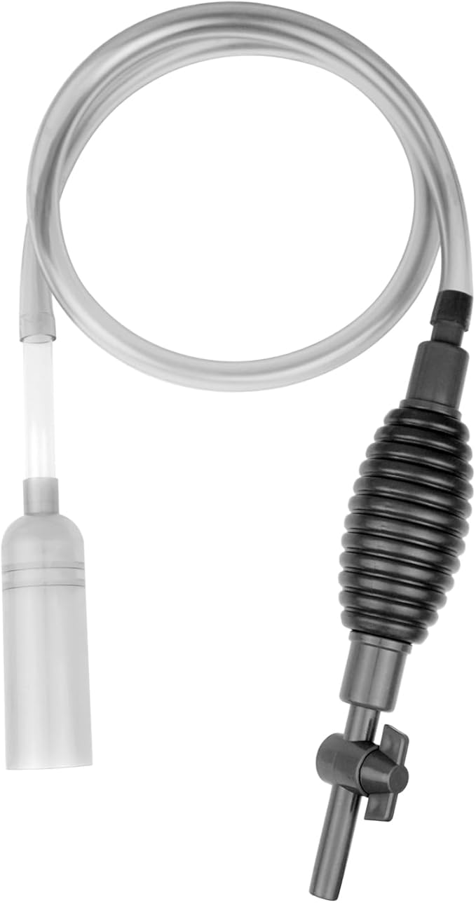 Newpol 5.7FT Aquarium Siphon Vacuum Cleaner for Fish Tank Cleaning Gravel & Sand & Change The Water Newpol