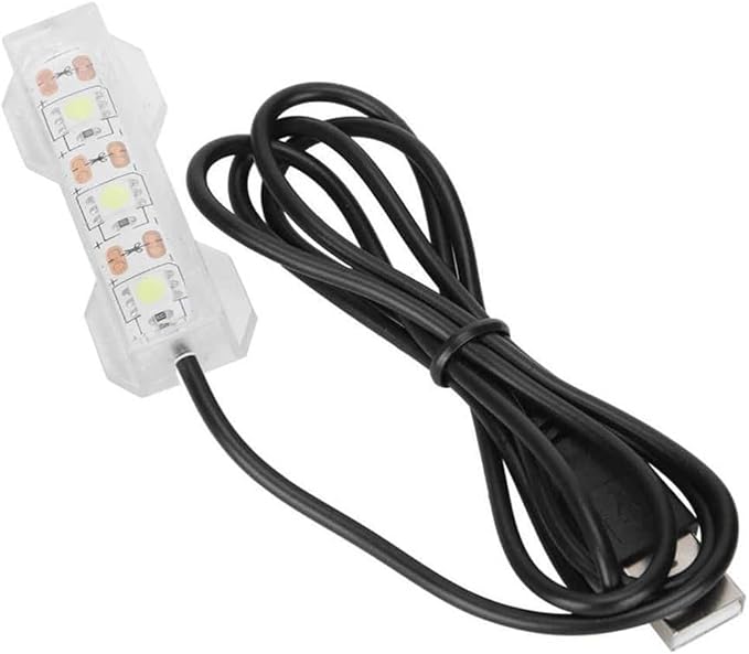 Blue Light Small Aquarium Led Light, Multicolor Led Fish Tank Light for Freshwater Plants Aquarium Accessories Jowxsx