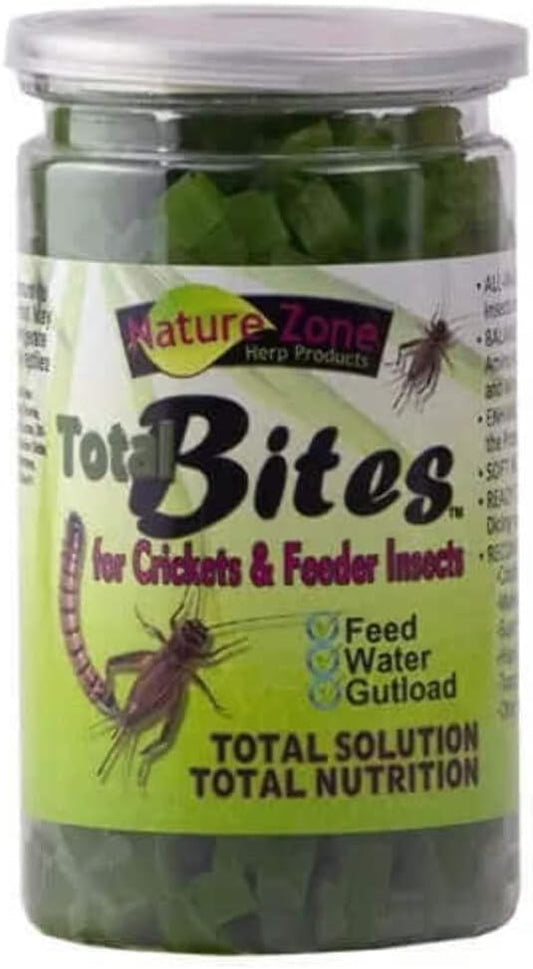 Total Bites for Crickets & Feeder Insects, Soft Moist Food, 24-Ounce Nature+Zone