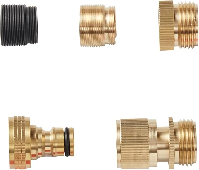 VEVOR Aquarium Vacuum Gravel Cleaner, 33 ft PVC Hose Fish Tank Vacuum Gravel Cleaner, Siphon Fish Tank Cleaner Vacuum, 3 Types of Brass Adapters, for Fish Tank Cleaning Gravel & Sand VEVOR