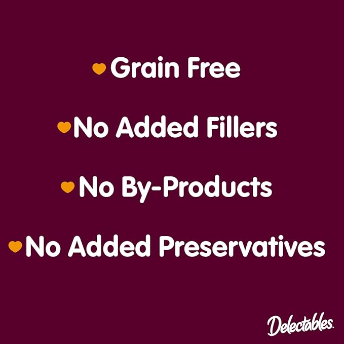 Hartz Delectables Bisque Lickable Cat Treats, Tuna & Chicken, 30 Count Hartz