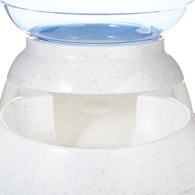 Amazon Basics Gravity Pet Food Feeder for Dogs and Cats, Small, 6-Pound Capacity, Gray - PAWPICO