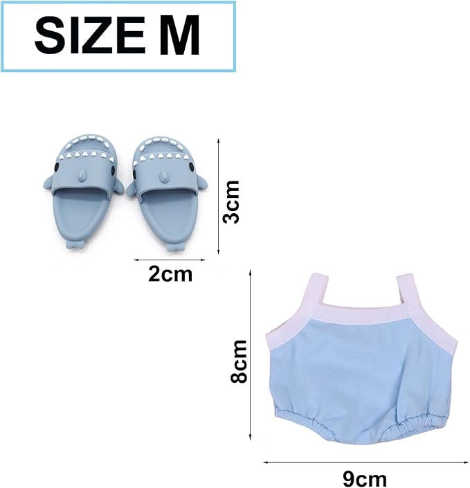 Hamster Costume Set with Shirt, Hat, Shoes, Small Animal Cute Shark Slipper for Real Pets, Cute Mini Rat Holiday Party Clothes, for Fun, Photos. (Size M, Pink Overalls) KnocKconK