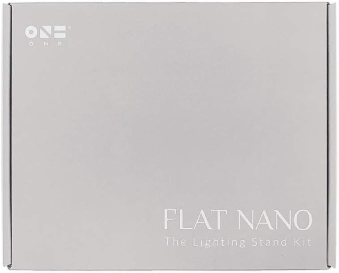 ONF Extension Stand Holder for Flat Nano or Flat Nano Plus Aquarium LED Light, Fish Tank Plant Lamp, Adjustable Tank Mount, Extendable Bracket Fixture Kit (not including the lamp) (Black) ONF