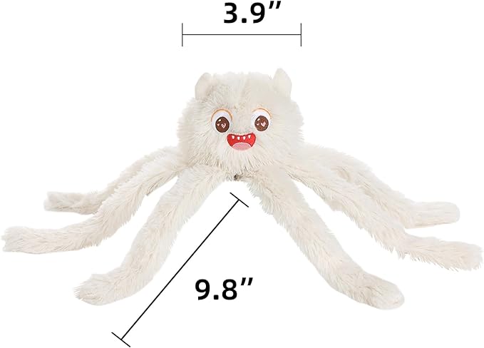DODODOLA Dog Toys Squeaky Dog Toys with Crinkle Paper Cute Stuffed Octopus Durable Dog Plush Toys for Large Breed Dog Chew Toys for Small, Medium, Large Dogs - PAWPICO