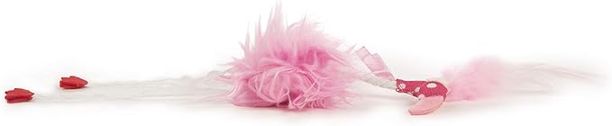 SmartyKat Flamingo Flip Feather Cat Toy, Contains Silvervine & Catnip - Pink, Small - PAWPICO