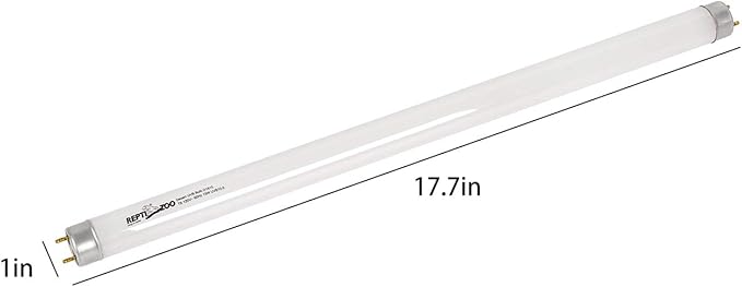 REPTI ZOO T8 Reptile Sun UVB Terrarium Desert Reptile 18 inch UVB Bulb Fluorescent Lamp Tube T8 15 Watt Habitat Lighting REPTIZOO