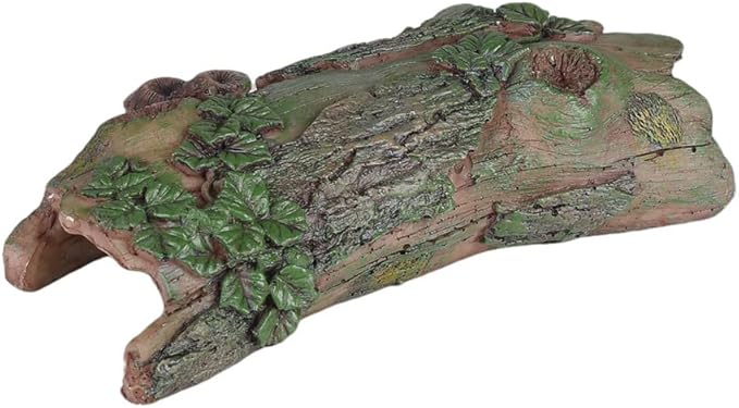 Reptile Bark Bends Terrarium Decor – Hideout Caves for Amphibians. Ideal for Lizards, Snakes, Geckos, Frogs, Spiders, Scorpions... PAWPICO
