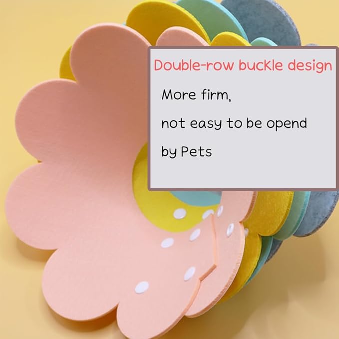【4PCS】 Soft Cat Cone Collar,Adjustable Protective Collars for Pet Cat,Recovery cat E Collar, Anti-Bite Lick Wound Healing Soft cat Cones to Stop Licking cono para perro Cone for cat Cone Soft (M) MADCOAHLOO