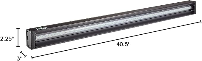 Leap Habitats LED Light Fixture for Reptile & Amphibian Enclosures - Optimal Plant Growth & Daylight (36") LeapHabitats