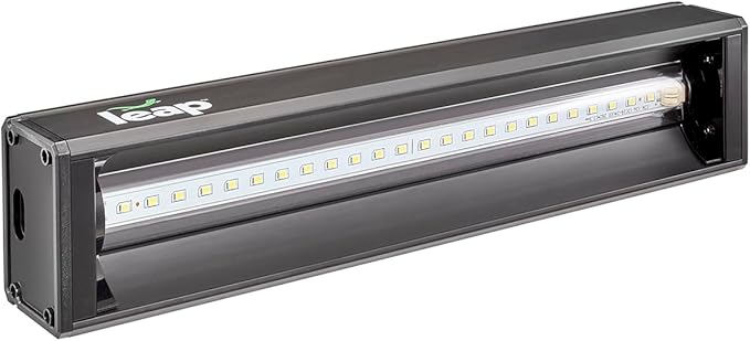 Leap Habitats LED Light Fixture for Reptile & Amphibian Enclosures - Optimal Plant Growth & Daylight (12") LeapHabitats