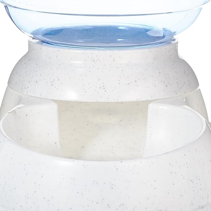 Amazon Basics Gravity Pet Food Feeder for Dogs and Cats, Small, 6-Pound Capacity, Gray - PAWPICO