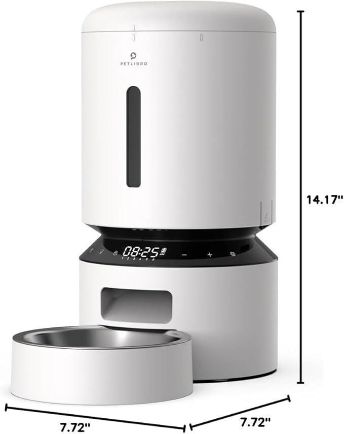 PETLIBRO Automatic Cat Feeder, Automatic Dog Feeder with Freshness Preservation, 5L Timed Cat Feeders for Dry Food, Up to 6 Meals Per Day, Granary Pet Feeder for Cats/Dogs - PAWPICO