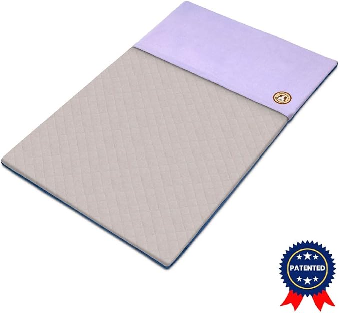 GuineaDad Original Liner - Purple Fleece Guinea Pig Bedding - Reusable Guinea Pig Cage Liner - Extra Absorbent with Waterproof Bottom and Burrowing Pocket - Small Pet Supplies - 2x3 C&C GuineaDad