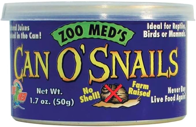 Zoo Med 3 Pack of Can O' Snails, 1.7 Ounces Each ZooMed