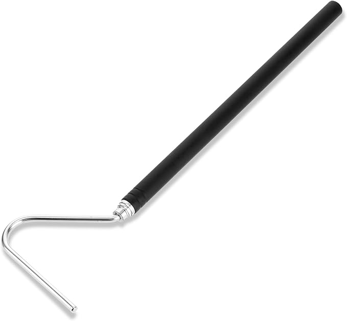 40 Inch Snake Hook, Stainless Steel Extensible Grappling Hook, Pick-Up Handling Tool, Pet Snake Accessories, Pool Skimmer Basket Hook ZEYIYER