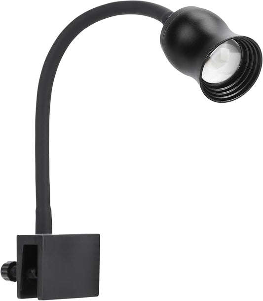 Aquarium Light Focus Light for Fish Tank Indoor LED Light Big Clip Lamp Adjustable Focus (White-Yellow with Timer) PAWPICO