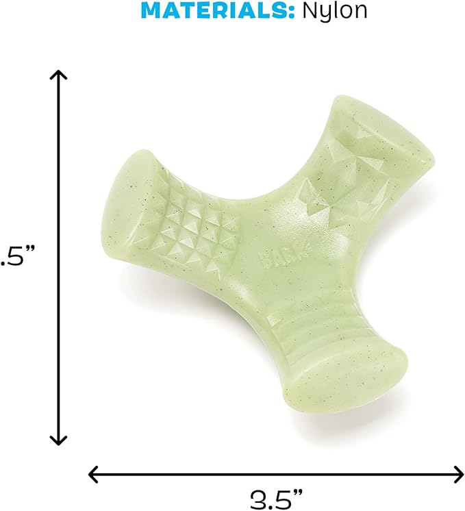 Barkbox Super Chewer Tough Dog Chew Toys for Aggressive Chewers, Dental Stimulating (Chopper - Small) - PAWPICO