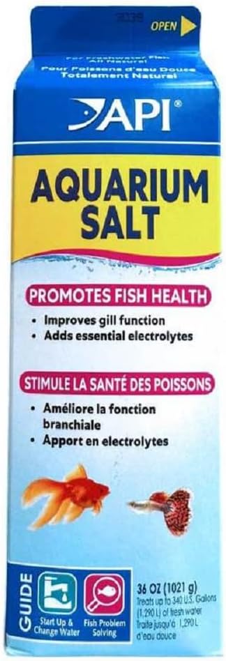 API AQUARIUM SALT Freshwater Aquarium Salt 36-Ounce Box API