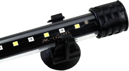 AQUANEAT Aquarium LED Submersible Light 7.5 Inch Underwater Stick Strip Bar Lamp Fish Tank (White & Blue) Aquaneat