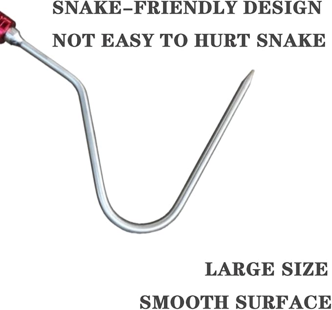 Snake Grabber and Hook Set, 87 inch Retractable Snake Pliers with 46 inch Carbon Pole Hook, for Catching and Moving Dangerous Reptiles and Venomous Snakes REAYEAXN