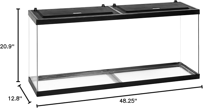 Tetra 55 Gallon Aquarium Kit with Fish Tank, Fish Net, Fish Food, Filter, Heater and Water Conditioners Tetra