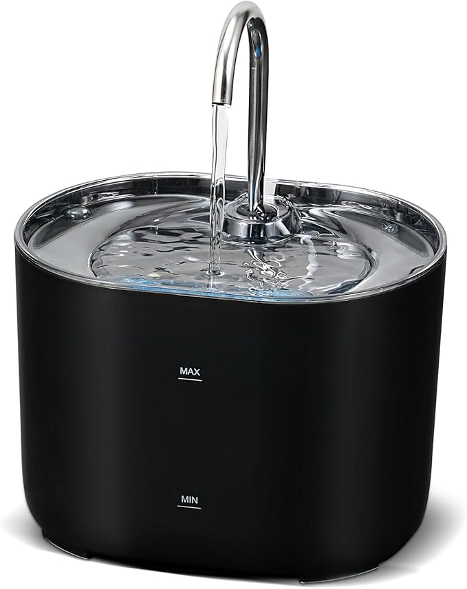 Cat Water Fountain,74oz/2.2L Cat Automatic Water Fountain with a Detachable Water Tank,Pet Water Dispenser for Cats,Dogs,Quiet Pump Inside - PAWPICO