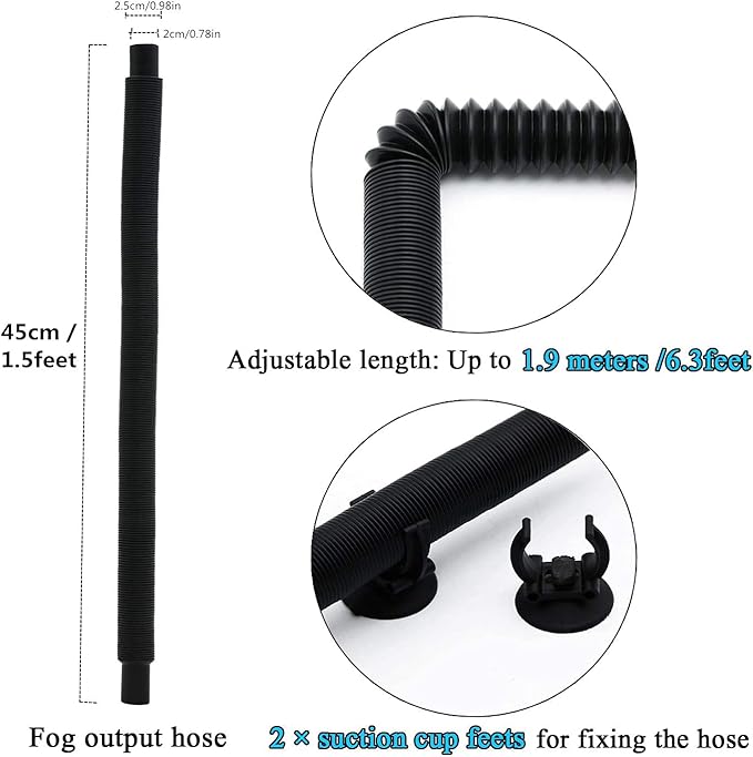 Coospider Top Fill Reptile Fogger Terrariums Humidifier Fog Machine 4.2L Large Size Perfect for Various Reptiles/Amphibians/Herps/Paludarium/Vivarium Coospider