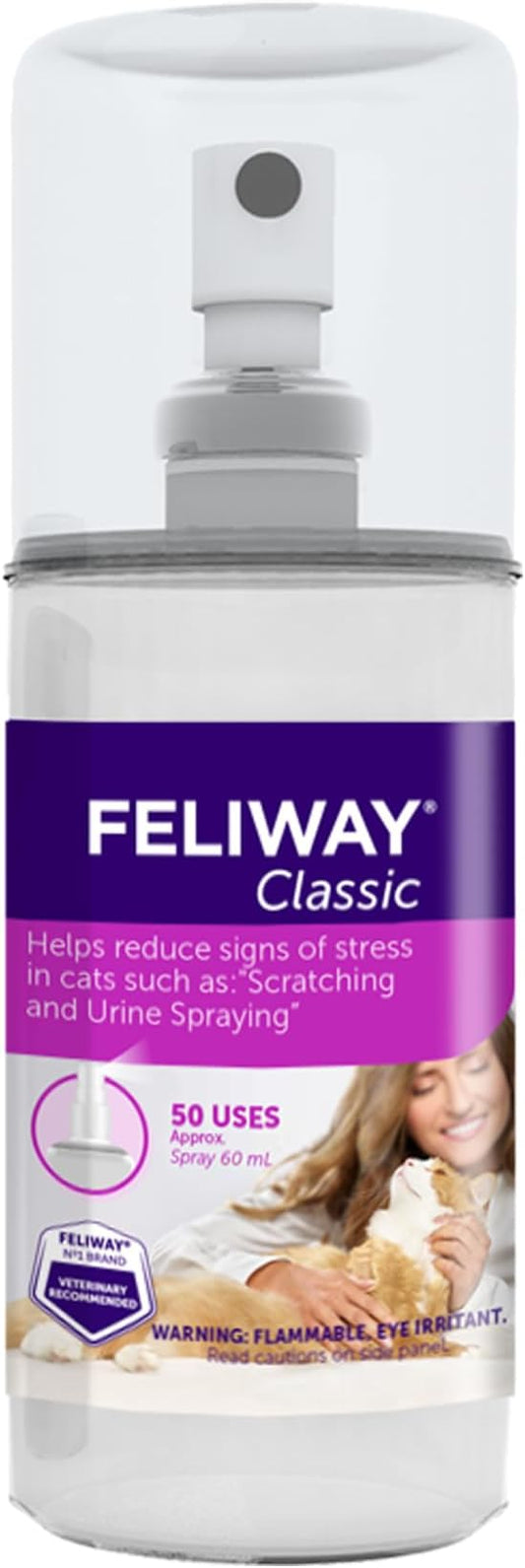 FELIWAY Classic Cat Calming Pheromone Spray (60 mL) Feliway%C2%AE