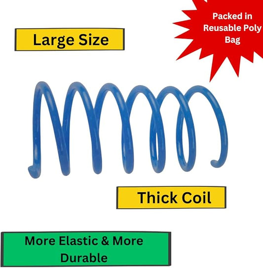 Cat Spring Toy, 30 Pcs Cat Kittens Toys Plastic Colorful Coil Spiral Springs for Swatting, Biting, Hunting, and Active Healthy Play Interactive Cat Toys Indoor Cats - PAWPICO