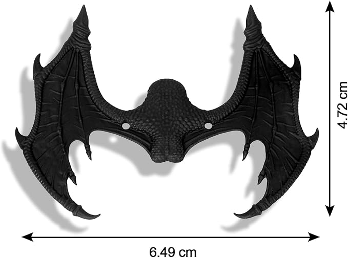 Bearded Dragon Leash and Harness Set Adjustable Design, Bearded Dragon Leash with Wings Silicone,Deal for Amphibians and Other Small Pet Animals(Black) Enrichoice