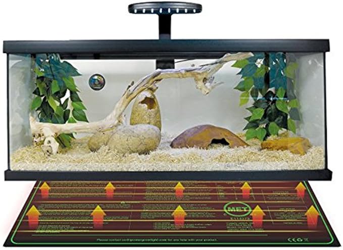iPower 20" x 20" Warm Hydroponic Seedling Heat Mat and Digital Thermostat Control Combo Set for Seed Germination, Black iPower