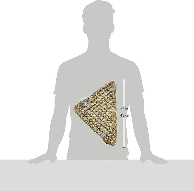 Niteangel Bearded Dragon Hammock Reptile Lounger for Chameleon, Lizards, Gecko, Snakes, Lguana Reptiles, Geckos (Triangle 17'' x 12.5'') Niteangel