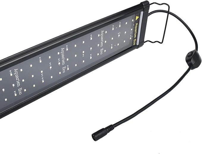 KZKR Aquarium Hood Lighting Fish Tank Light 36 inch - 46 inch for Freshwater and Saltwater Blue and White Light 90cm - 115cm KZKR