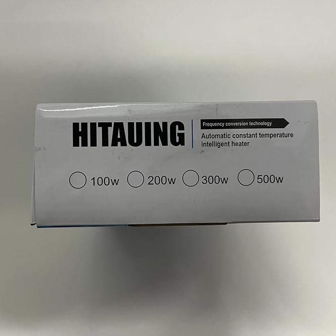 HiTauing Aquarium Heater, 300W Fish Tank Heater with LED Digital Display & 5 Safety Protection, Submersible Aquarium Heater with 2 Suction Cup and 8.2Ft Cord for 40-75 Gallon Fish Tank. HiTauing