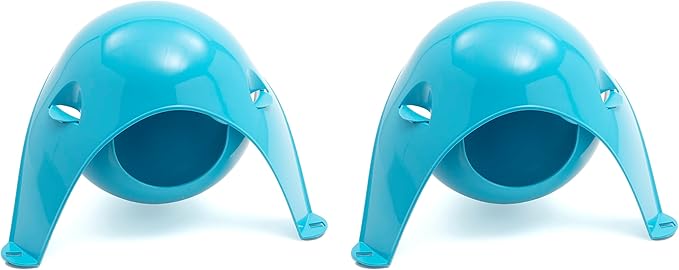Lixit Igloos and Hideaways for Guinea Pigs, Rats, Mice, Hamsters, Gerbils and Other Small Animals (Blue Pack of 2, Large Space Pod) Lixit