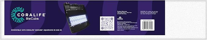 Coralife BioCube LED Aquarium Fish Tank Replacement Lid Canopy, 29/32 Gallon Coralife