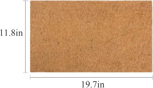 Hamiledyi Reptile Carpet Mat 19.7x11.8in Coconut Fiber Substrate,Lizard Cage Pad Tortoise Substrate Liner Snake Coco Liner for Bearded Dragon Snake Gecko Turtle Lizard Chamelon Iguana. Hamiledyi