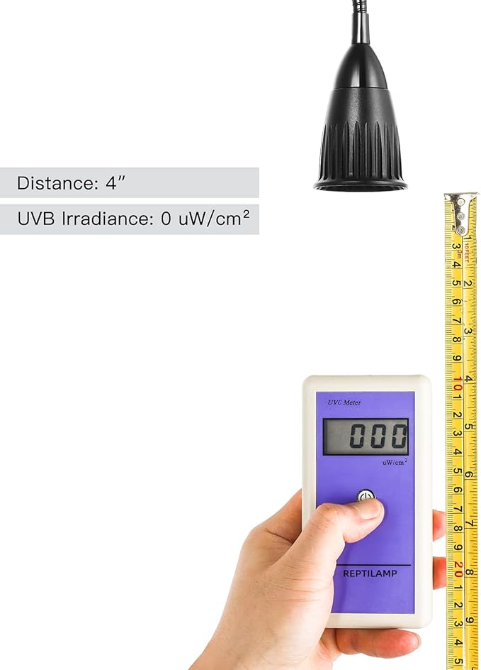 UVA UVB Reptile Light Lamp, R6225 UV LED Replacement for 26 Watts UVB10.0 CFL Bulb REPTILAMP