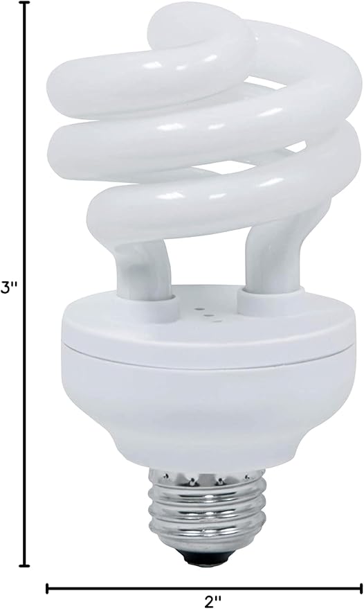 Zilla Canopy Series Fluorescent UVB/UVA Bulbs Tropical 13 W,White, 3.875 in Zilla