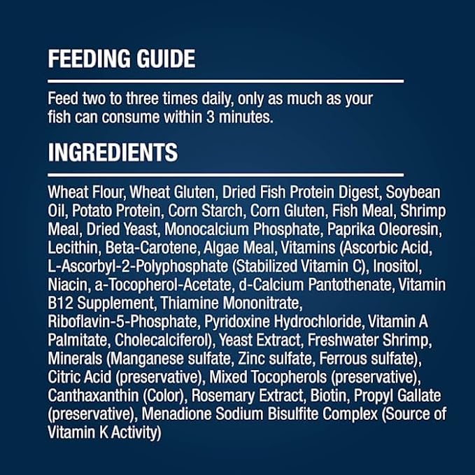 Tetra Goldfish Worm Shaped Bites Fish Food, 2.46 Oz., Complete Food for All Goldfish Tetra