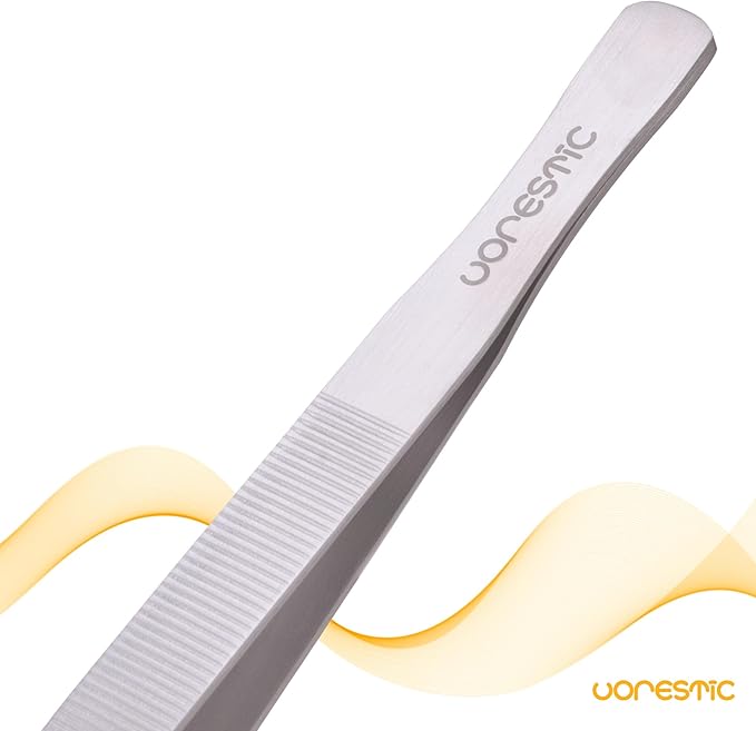 Heavy Duty Aquarium Tweezers Extra Long 24 Inch, Straight Aquarium Plant Tweezers, Long Tweezers for Terrarium and Aquarium, Aquarium Tongs, Long Tweezers for Plants VORESTIC