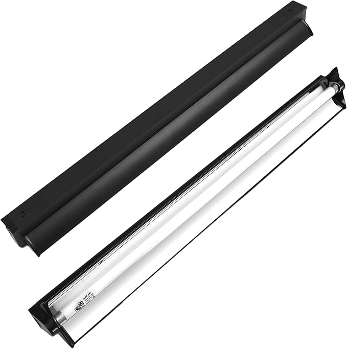UVB Reptile Light, T5 UVB10.0 24W Light Fixture and UVB Tube Kit, for Desert-Dwelling Reptiles, Bearded Dragon UVB Light ReptiKing