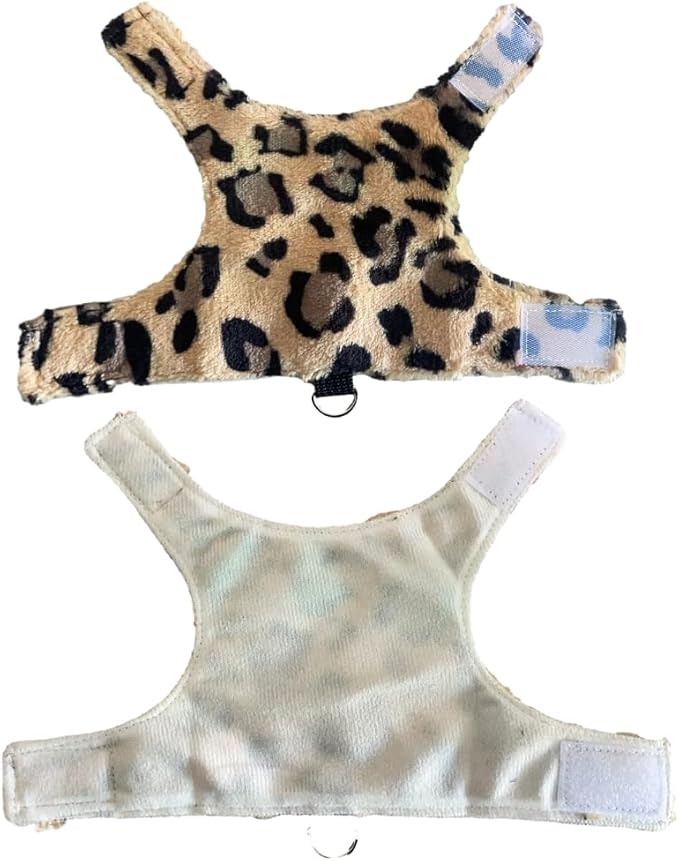 Lizard Clothes with Leash for Real Lizard,Bearded Dragon Harness and Leash Set,Leopard Gecko Costume,Reptile Hoodies Apparel for Skin Protection (Leopard) Anelekor
