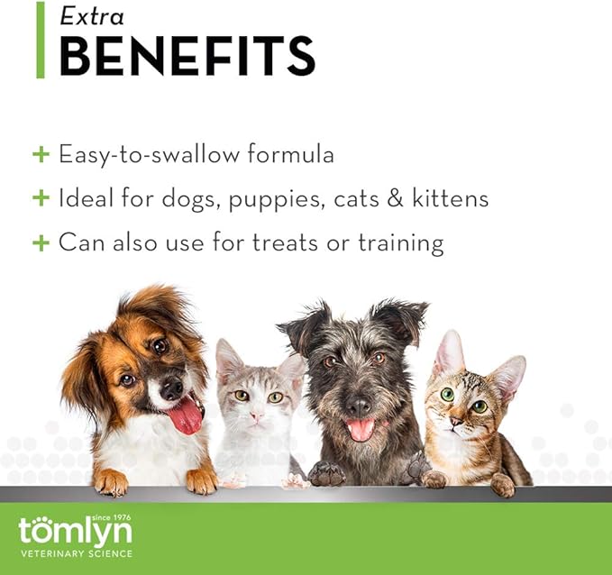 TOMLYN Pill-Masker Original Bacon-Flavored Paste for Dogs & Cats, 4oz, Pack of 2 Tomlyn