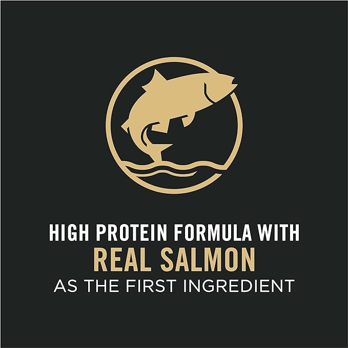 Purina Pro Plan High Protein Dog Food With Probiotics for Dogs, Shredded Blend Salmon & Rice Formula - 17 lb. Bag - PAWPICO