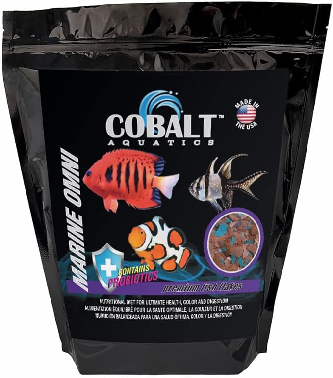 Cobalt Aquatics Marine Omni Flakes 32oz. Resealable Bag COBALTAQUATICS
