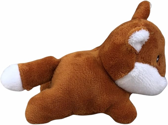 3 Pack of Fox Plush Dog Toys with Squeakers for Small and Medium Size Dogs, Replacement Animal Toys for Glow Pups Burrow Hide and Seek Tree Toy (3 Pack: Replacement Animals, Fox) - PAWPICO